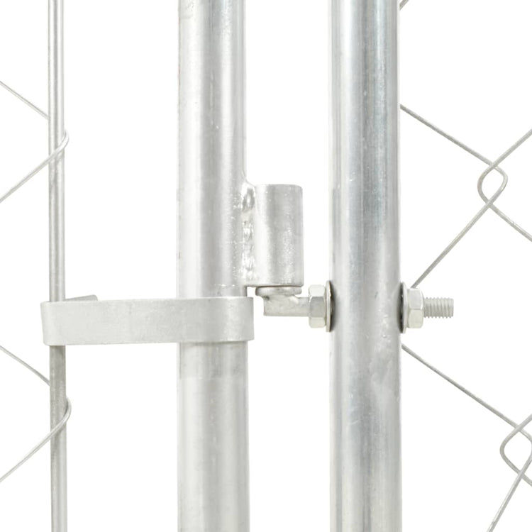 VIDAXL -Hundezwinger für außen mit Dach 200x200x135 cm