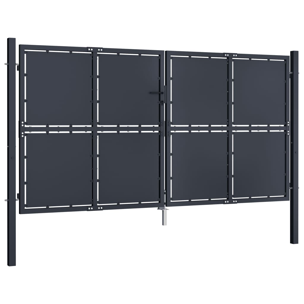 Vidaxl -Anschluss 300x200 cm Stahlanthrazit