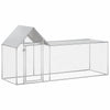 Vidaxl Chicken Run 3x1x1,5 m verzinkter Stahl
