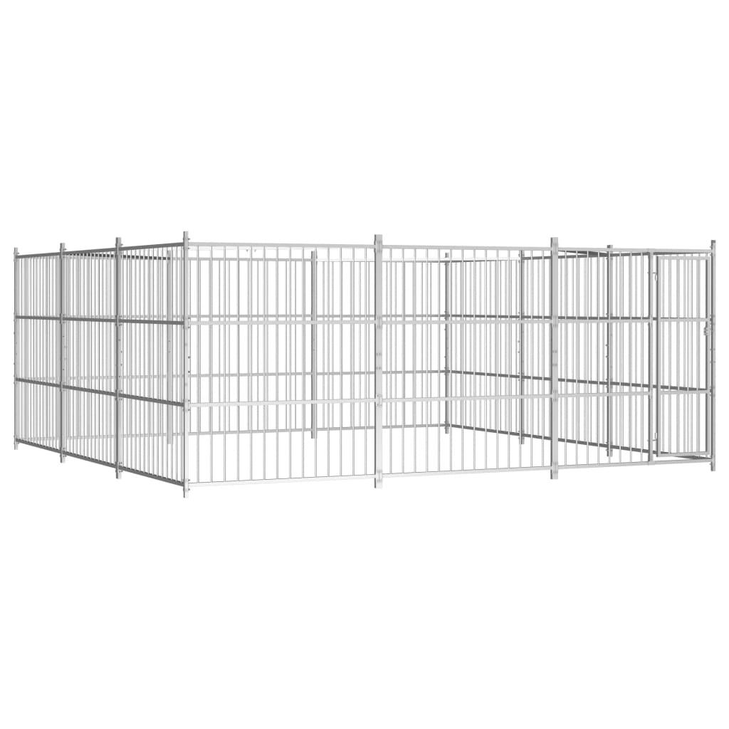 VIDAXL -Hundezwinger für außerhalb 450x450x185 cm