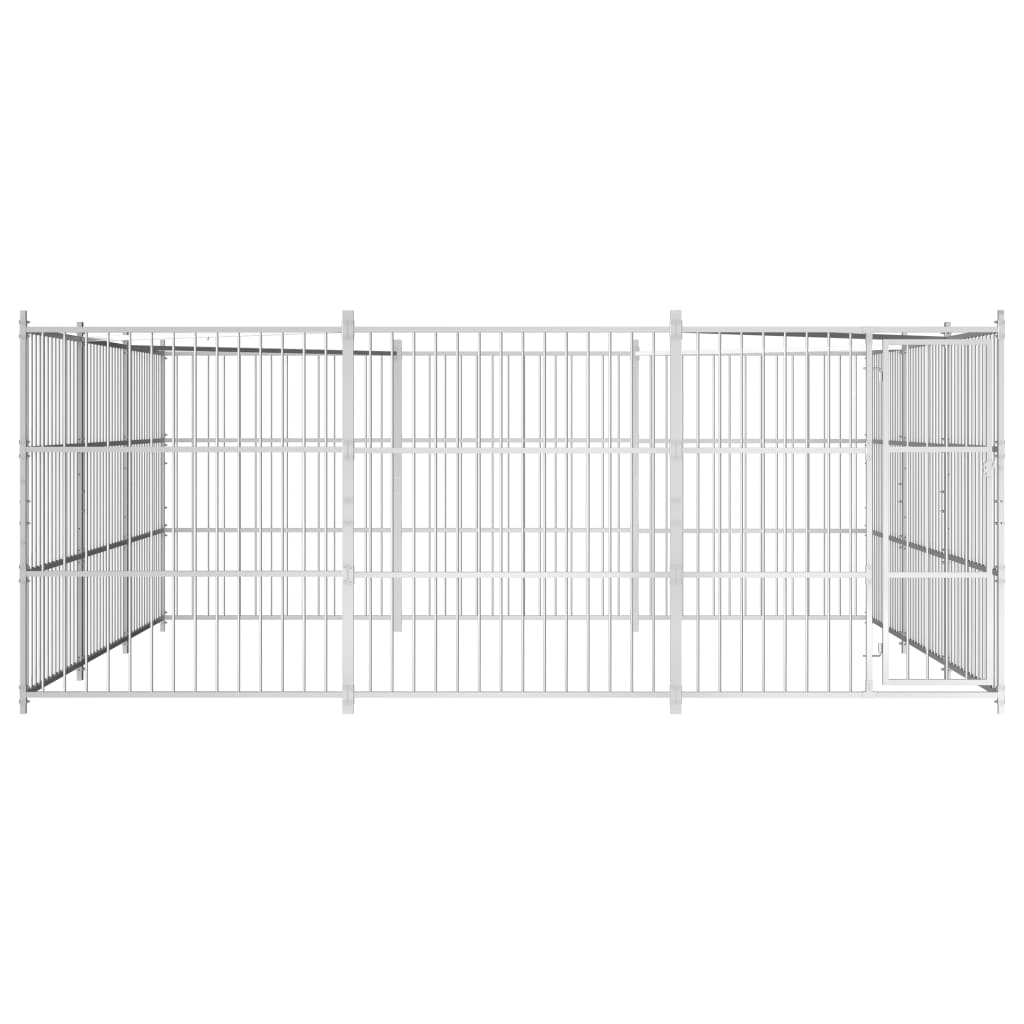 VIDAXL -Hundezwinger für außerhalb 450x450x185 cm