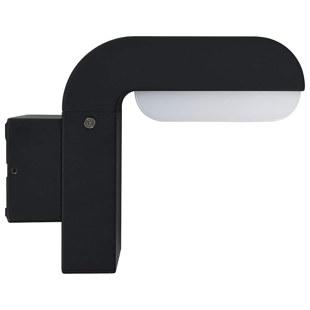 Vidaxxl LED-Außenwandleuchte 9W oval schwarz