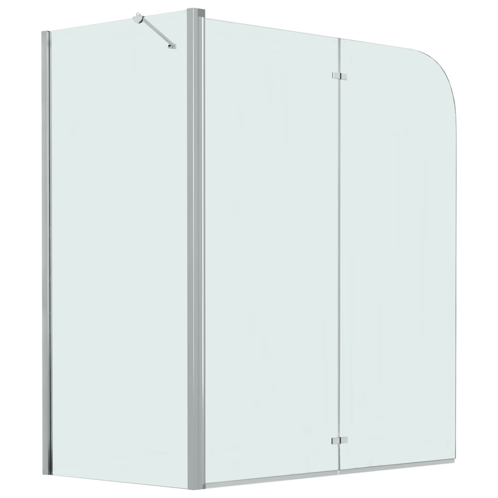VIDAXL -Dusche Klappwand 120x68x130 cm ESG