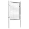 Vidaxl Port 105x150 cm verzinkter Stahl Silberfarben
