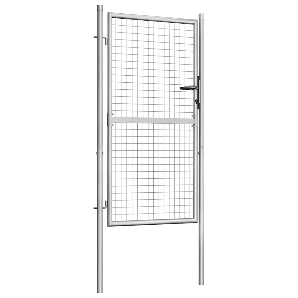 Vidaxl Port 105x200 cm verzinkter Stahl Silberfarben