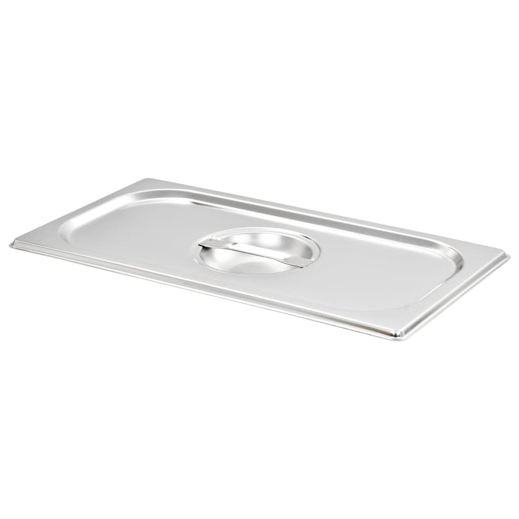 Vidaxl Deckel 4 Stcs für GN 1 3 Skalen Edelstahl