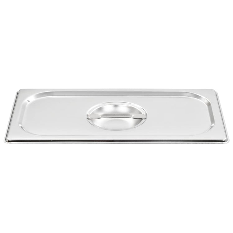 Vidaxl Deckel 4 Stcs für GN 1 3 Skalen Edelstahl