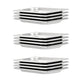 VIDAXL GASTRONORMBAKKEN 12 PC GN 1 4 20 mm Edelstahl