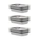 VIDAXL GASTRONORMBAKKEN 12 PC GN 1 4 40 mm Edelstahl