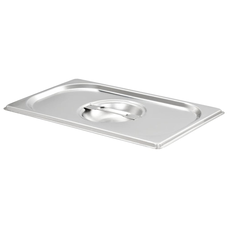 Vidaxl Deckel 4 Stcs für GN 1 4 Skalen Edelstahl