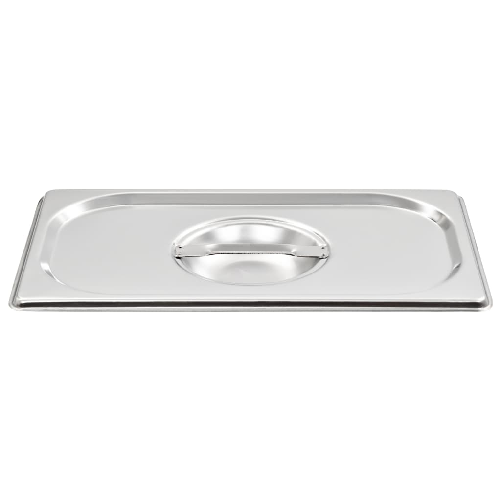 Vidaxl Deckel 4 Stcs für GN 1 4 Skalen Edelstahl