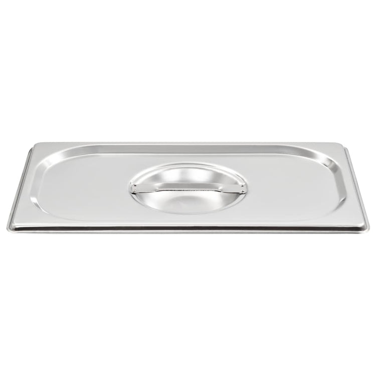 Vidaxl Deckel 4 Stcs für GN 1 4 Skalen Edelstahl