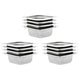 VIDAXL GASTRONORMBAKKEN 12 PC GN 1 6 65 mm Edelstahl