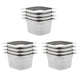 VIDAXL GASTRONORMBAKKEN 12 PC GN 1 6 100 mm Edelstahl