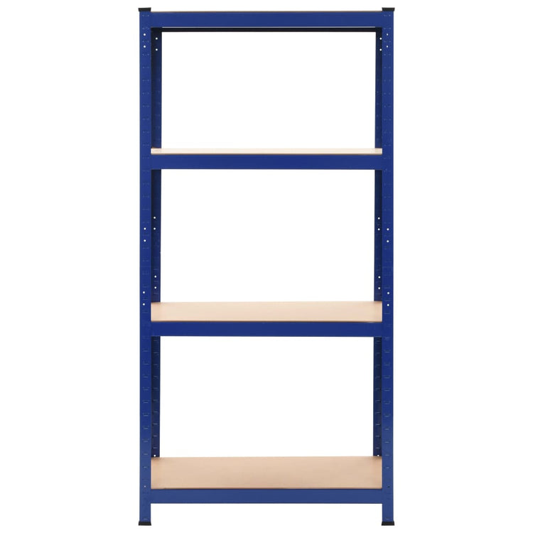 VIDAXL -LAGE -RAGS 2 ST 80x40x160 cm Stahl und MDF Blau