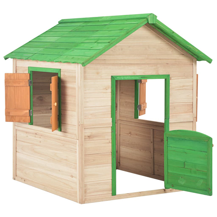Vidaxl Kinderspielhaus Vurenhout Green
