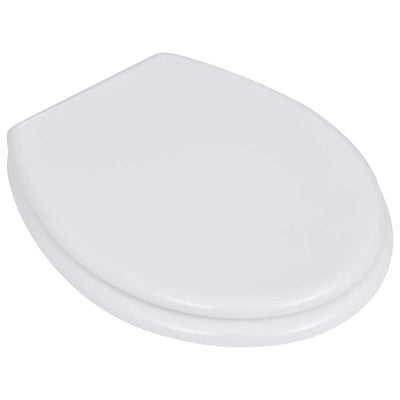 Vidaxl -Toilettensitze mit Deckel 2 ST MDF Weiß