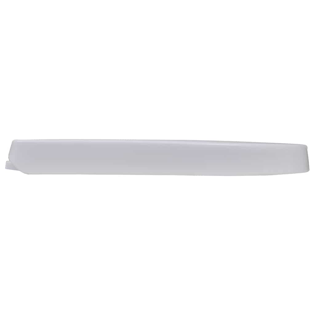 Vidaxl-Toilettensitze mit weichen Deckel 2 St Kunststoff weiß