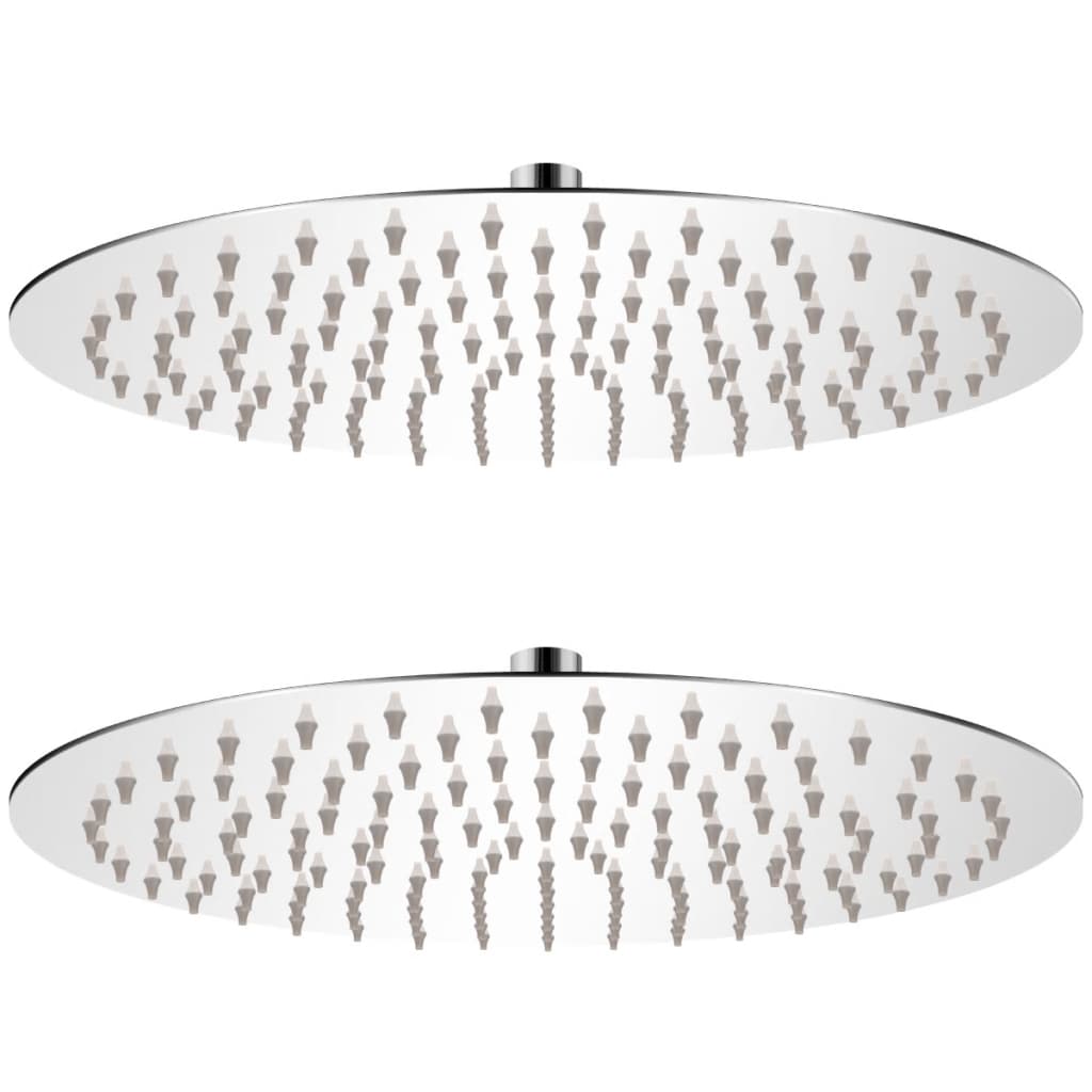 Vidaxl Regenduschkopf 2 Sts rund 30 cm Edelstahl