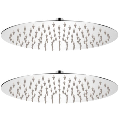 Vidaxl Regenduschkopf 2 Sts rund 30 cm Edelstahl