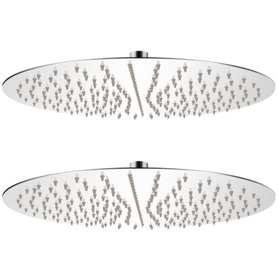 Vidaxl Regenduschkopf 2 Sts rund 40 cm Edelstahl
