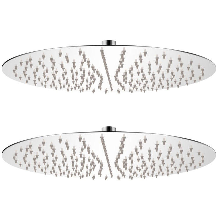 Vidaxl Regenduschkopf 2 Sts rund 40 cm Edelstahl