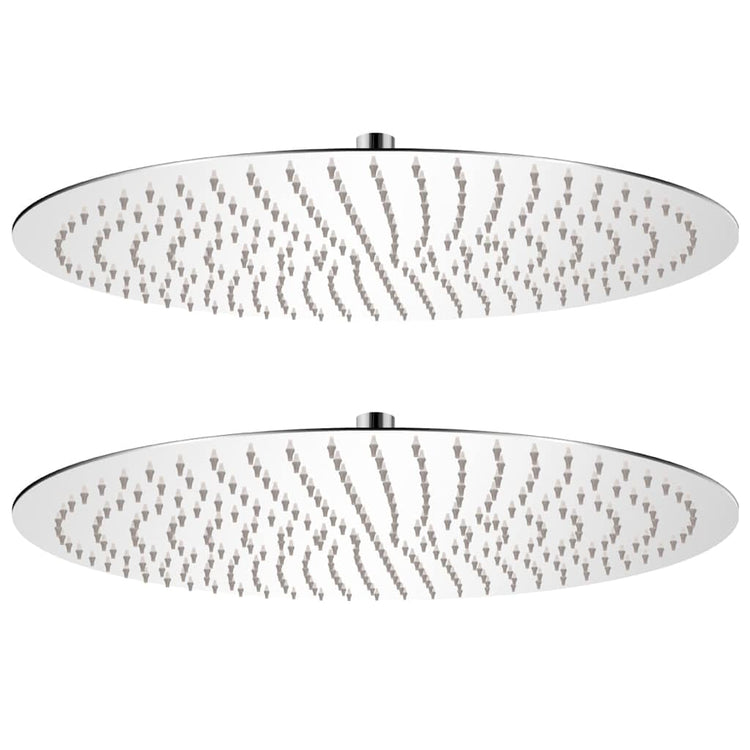 Vidaxx Regenduschkopf 2 Stk. rund 50 cm Edelstahl