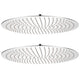 Vidaxx Regenduschkopf 2 Stk. rund 50 cm Edelstahl