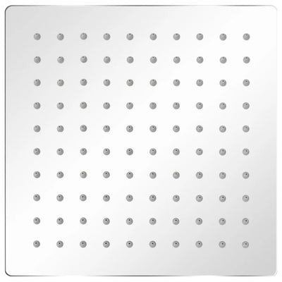 Vidaxl Regenduschköpfe 2 ST 20x20 cm Edelstahl