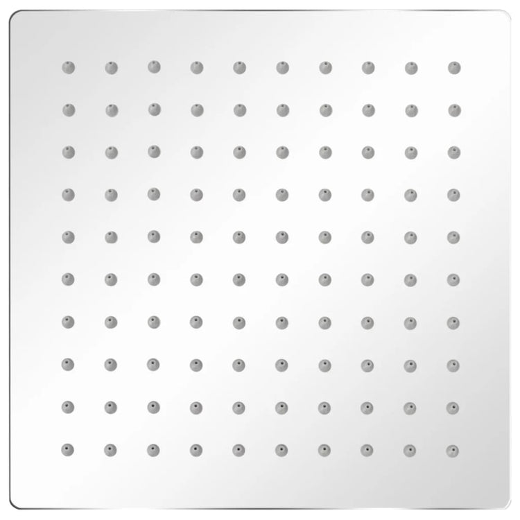 Vidaxl Regenduschköpfe 2 ST 20x20 cm Edelstahl