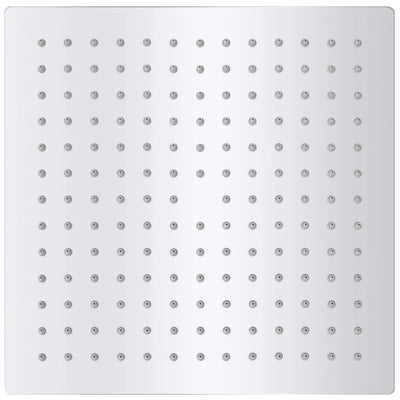 Vidaxl Regenduschkopf 2 ST 25x25 cm Edelstahl