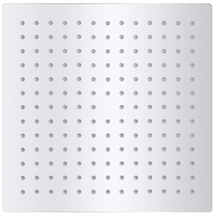 Vidaxl Regenduschkopf 2 ST 25x25 cm Edelstahl