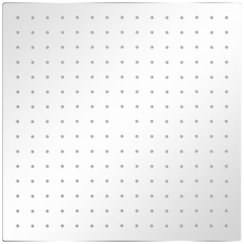 Vidaxl Regenduschkopf 2 ST 40x40 cm Edelstahl