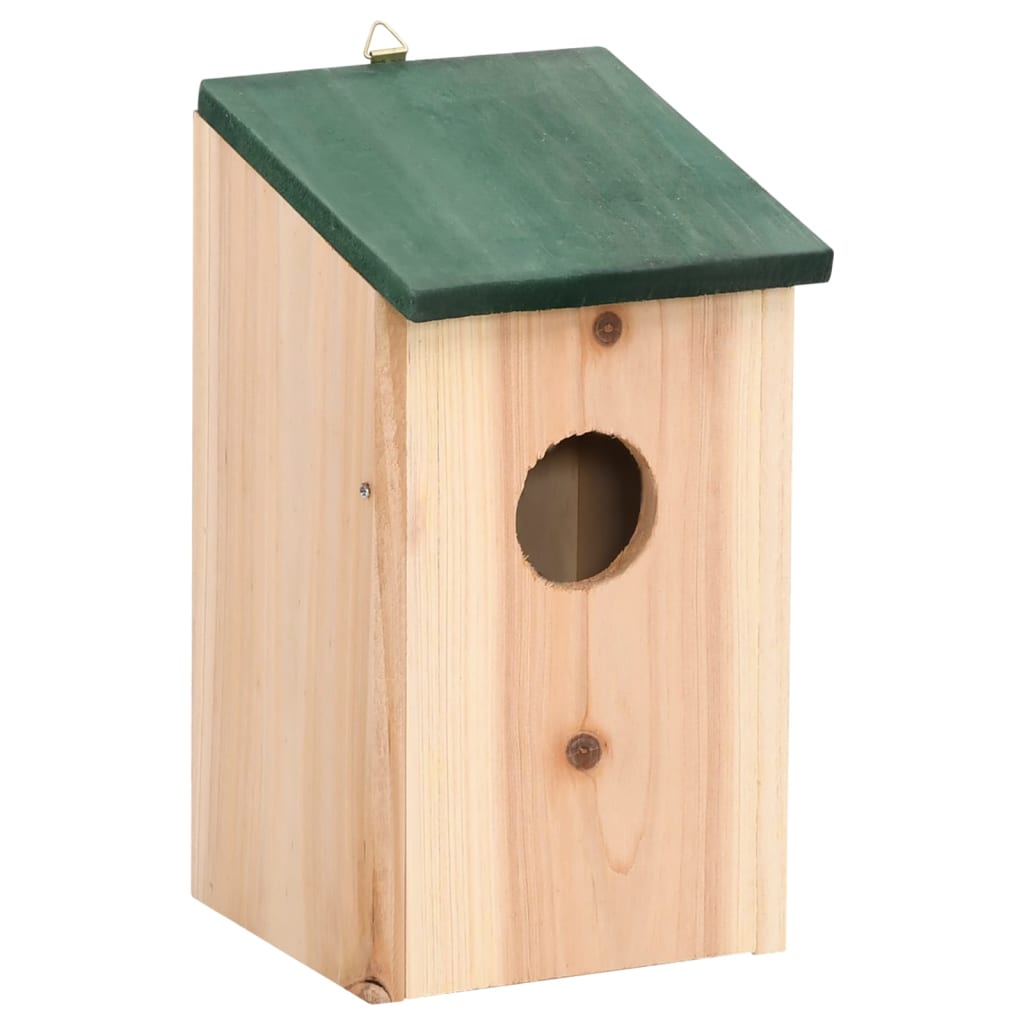 Vidaxl Vogelhäuser 8 Stcs 12x12x22 cm Holz