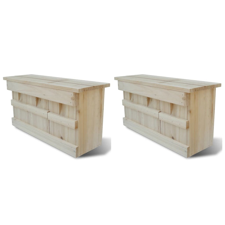 Vidaxl Musssenhuizen 2 ST 44x15,5x21,5 cm Holz