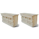 Vidaxl Musssenhuizen 2 ST 44x15,5x21,5 cm Holz