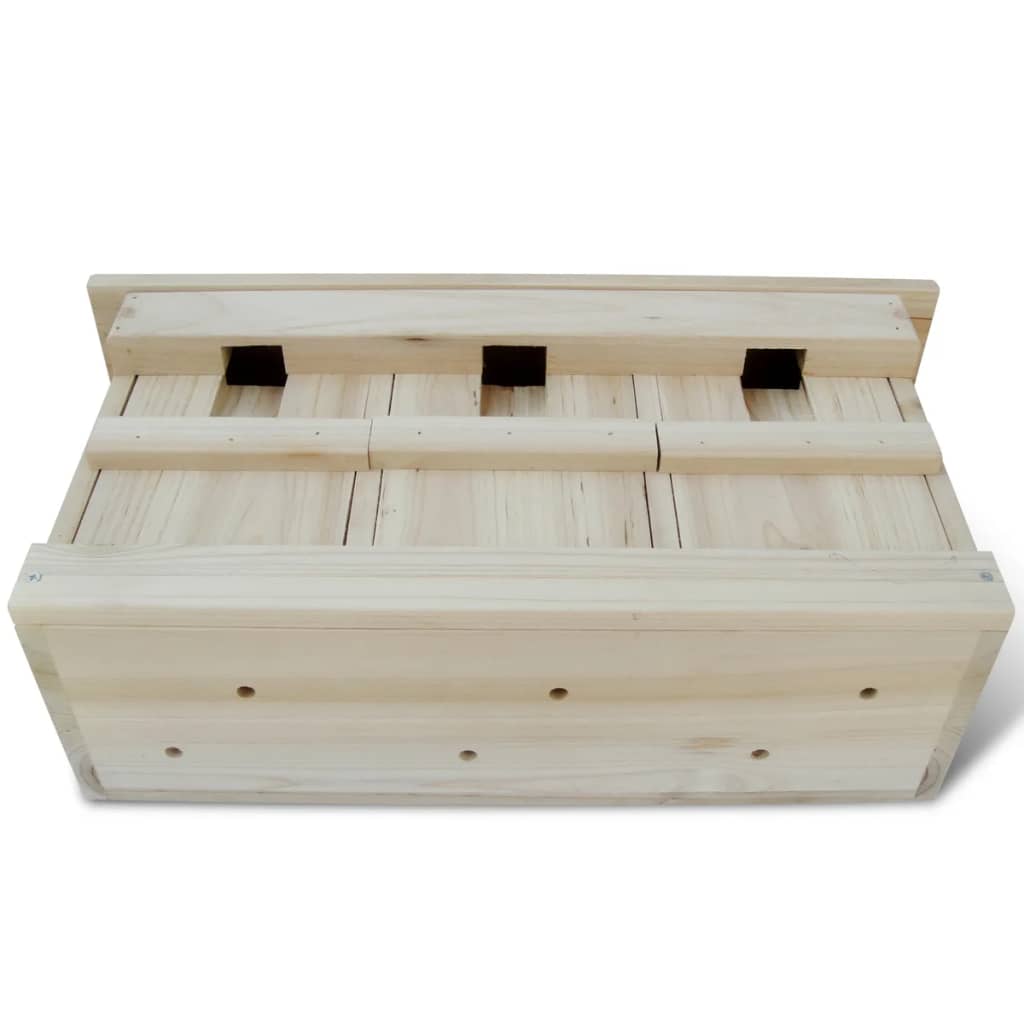 Vidaxl Musssenhuizen 2 ST 44x15,5x21,5 cm Holz