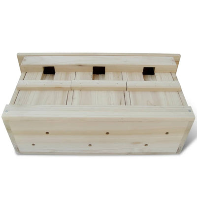 Vidaxl Musssenhuizen 2 ST 44x15,5x21,5 cm Holz
