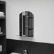 Vidaxl -Wandspiegel mit Regal 30x50 cm gehärtetes Glas