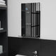 Vidaxl -Wandspiegel mit Regal 30x50 cm gehärtetes Glas
