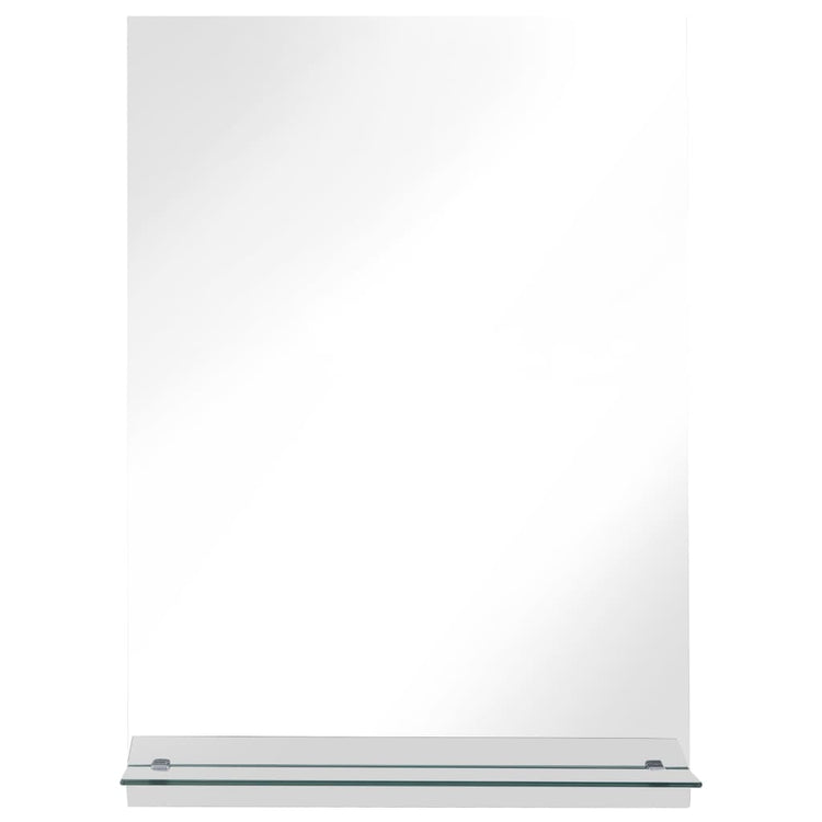 Vidaxl -Wandspiegel mit Regal 40x60 cm gehärtetes Glas