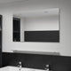 Vidaxl -Wandspiegel mit Regal 100x60 cm gehärtetes Glas