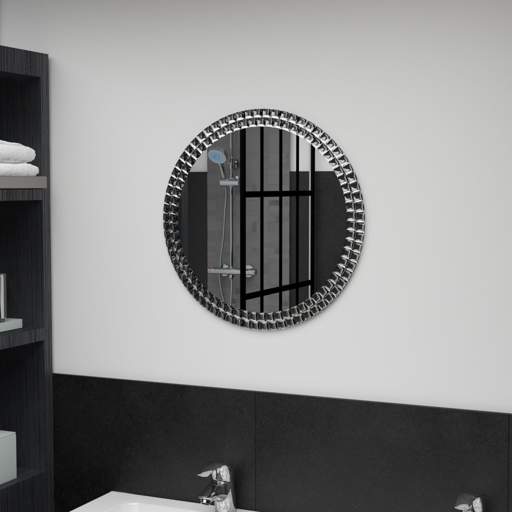 Vidaxl -Wandspiegel 50 cm getempertes Glas