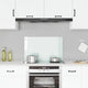 VIDAXL FRAGE SEMBLE KITCHE 80x50 cm gehärtetes Glas weiß