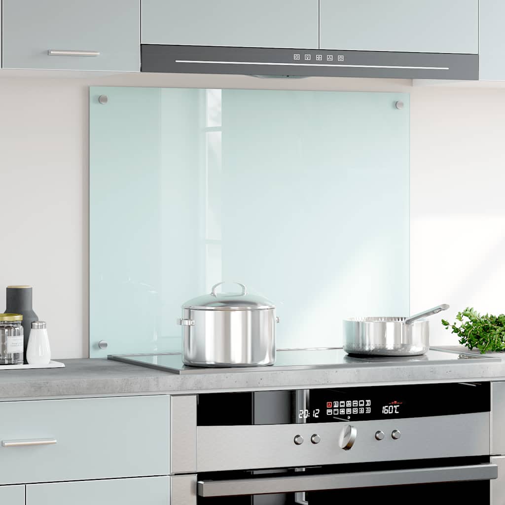 VIDAXL FRAGE SEMBORE KITCHE 80x60 cm Gebrochenes Glas weiß