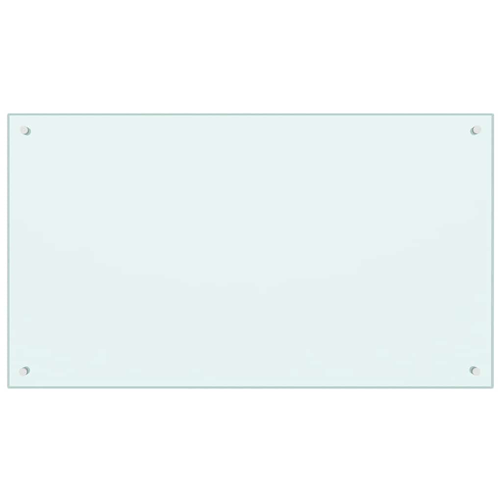 VIDAXL FRIADSBREIDE KITCHE 100x60 cm Temperiertes Glas weiß
