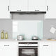 VIDAXL FRIADSBREIDE KITCHE 100x60 cm Temperiertes Glas weiß