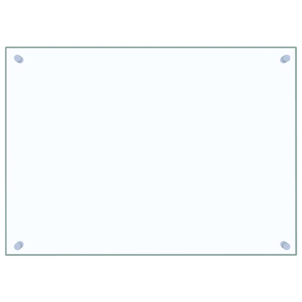 VIDAXL FRIADSEMIND KITCHE 70x50 cm gehärtetes Glas transparent