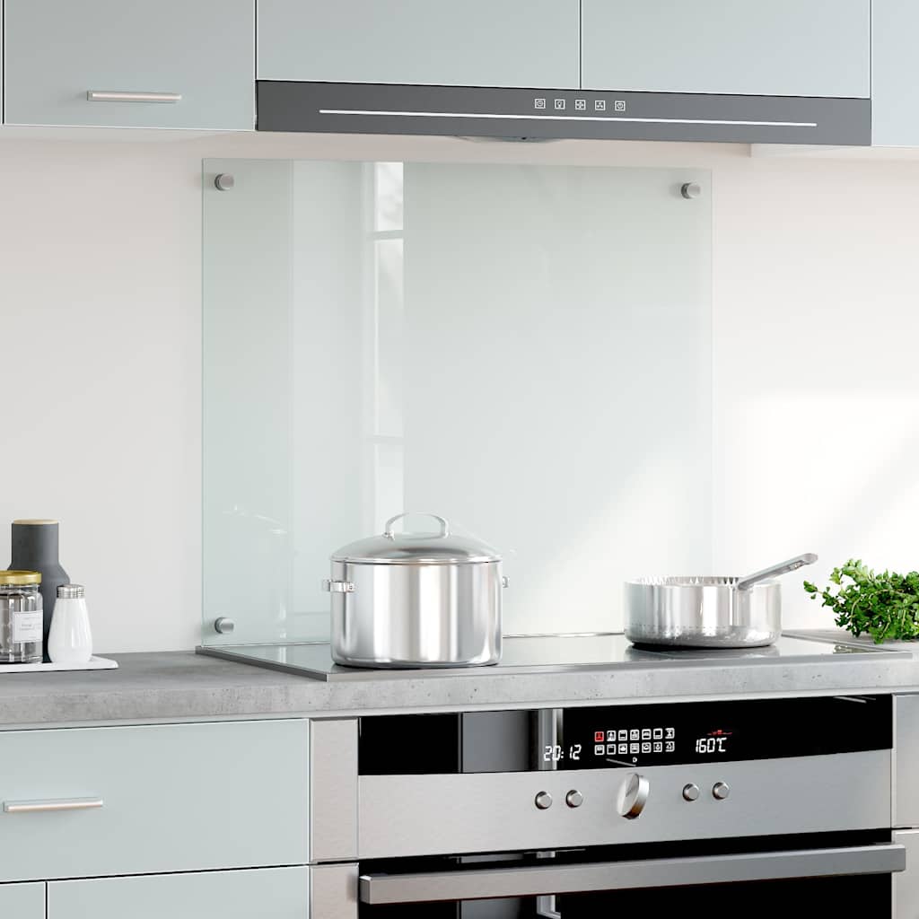 VIDAXL FRAGE SREBEN KITCHE 70x60 cm Teralglas transparent