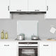 VIDAXL FRAGE SREBEN KITCHE 70x60 cm Teralglas transparent